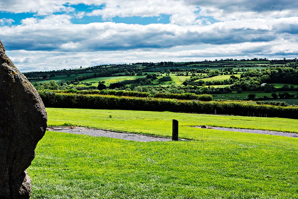 View from Brú na Bóinne, Co. Meath, Ireland