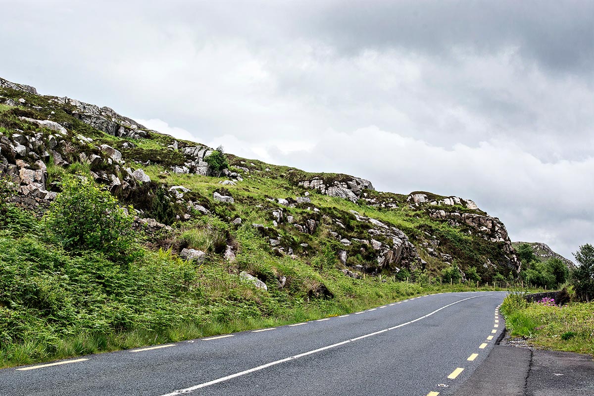 Karst Scenery on Highway N56, Ireland