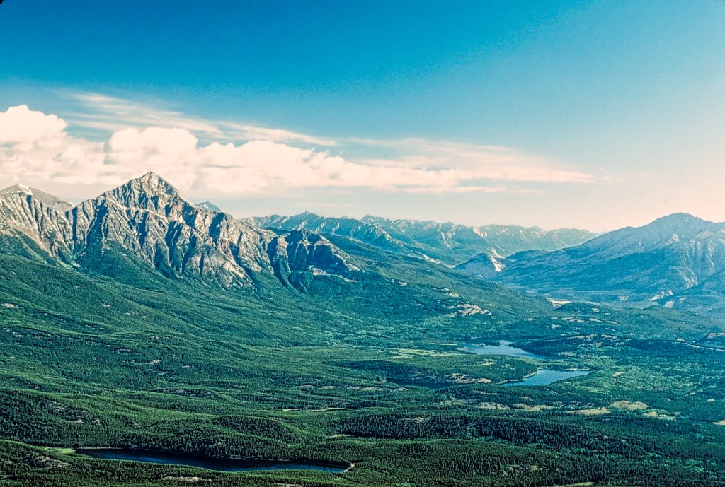 Pyramid Mountain and Athabasca Valley, Jasper NP, AB