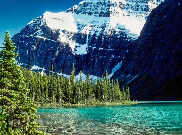 Mt Edith Cavell and Lake, Jasper NP, AB