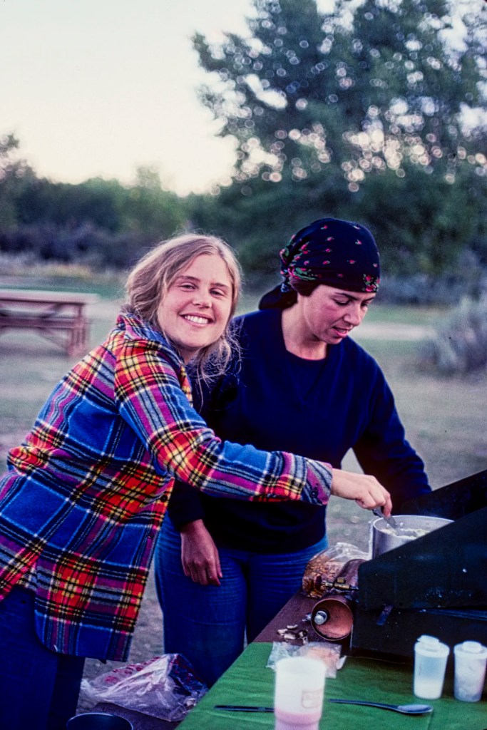 Cooking Dinner at Dinosaur PP Campsite