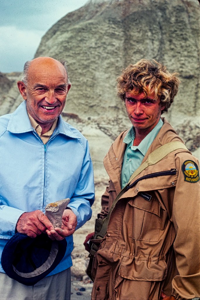 Father-in-Law finds horned dinosaur, Dinosaur PP