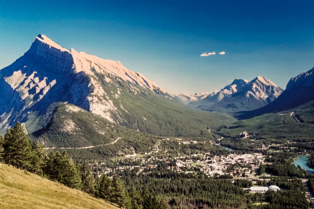 View of Banff from Mt. Norquay, AB