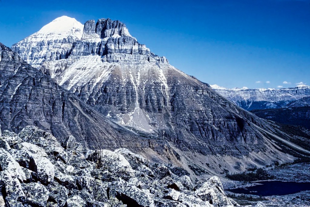 Mount Temple from Sentinel Pass, Banff NP, AB