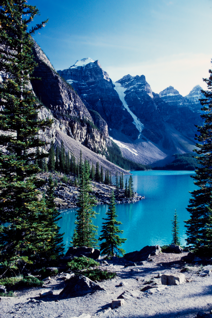 Moraine Lake from the Rock Pile, Banff NP, AB