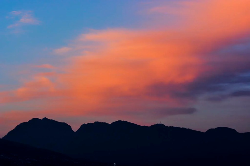 Flaming Sunset, Spanish Banks, Vancouver
