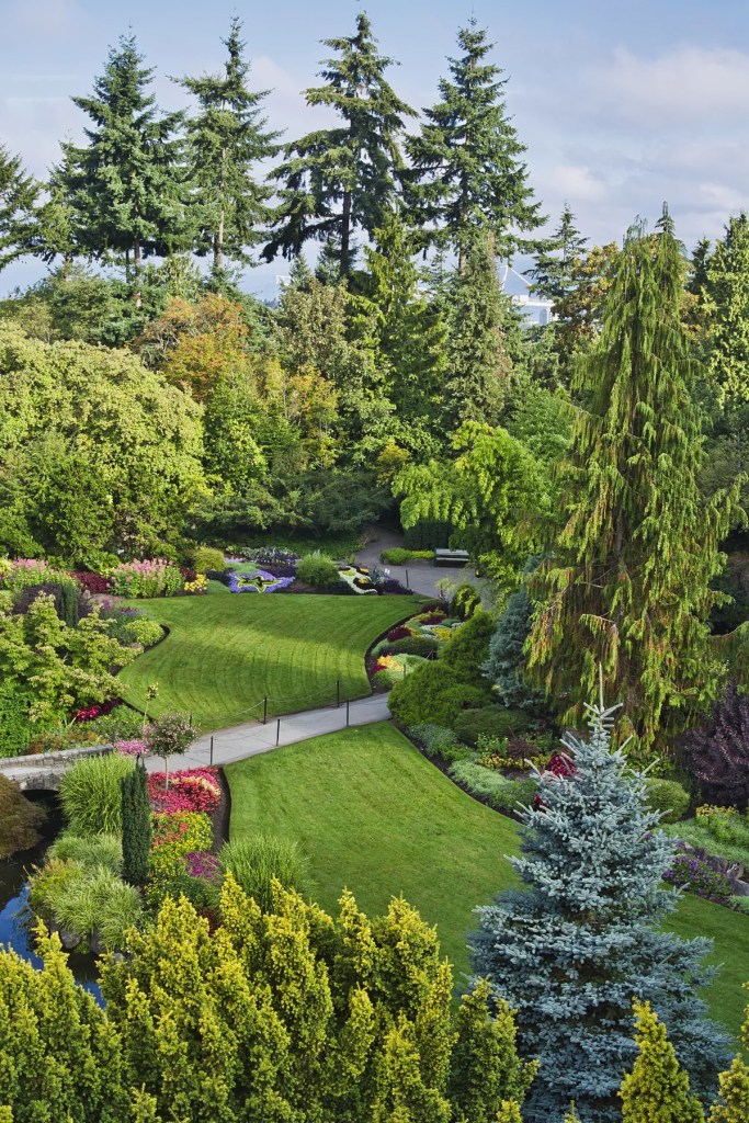 Aerial View, Queen Elizabeth Park, Vancouver, BC