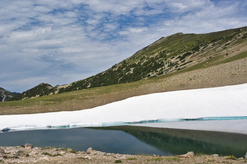 Frozen Lake 43 mm View, Mount Rainier NP, WA 
2014-08-01, 14:55:47 - 14:09:20