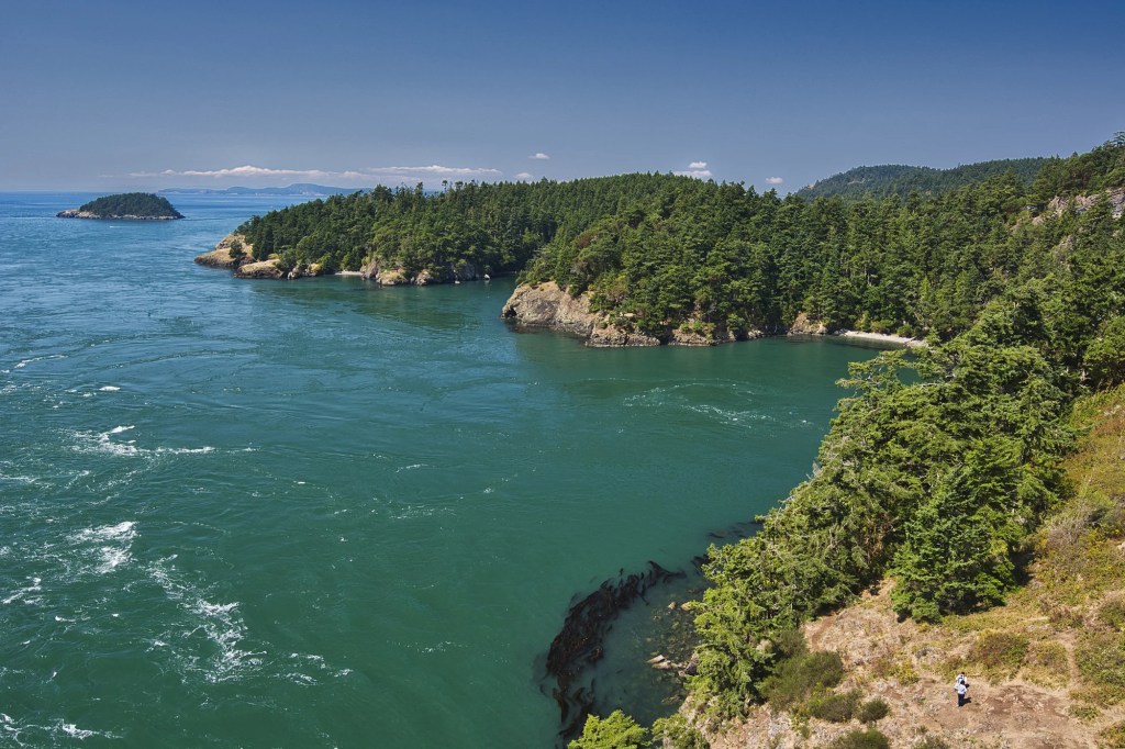 Deep Green Pacific Ocean, Deception Pass, WA