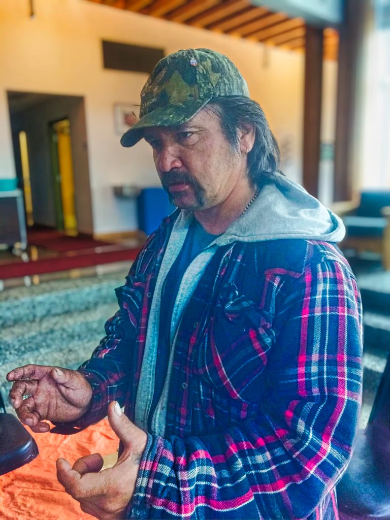 Wood Carver, Tlingit Cultural Centre, Teslin, Yukon