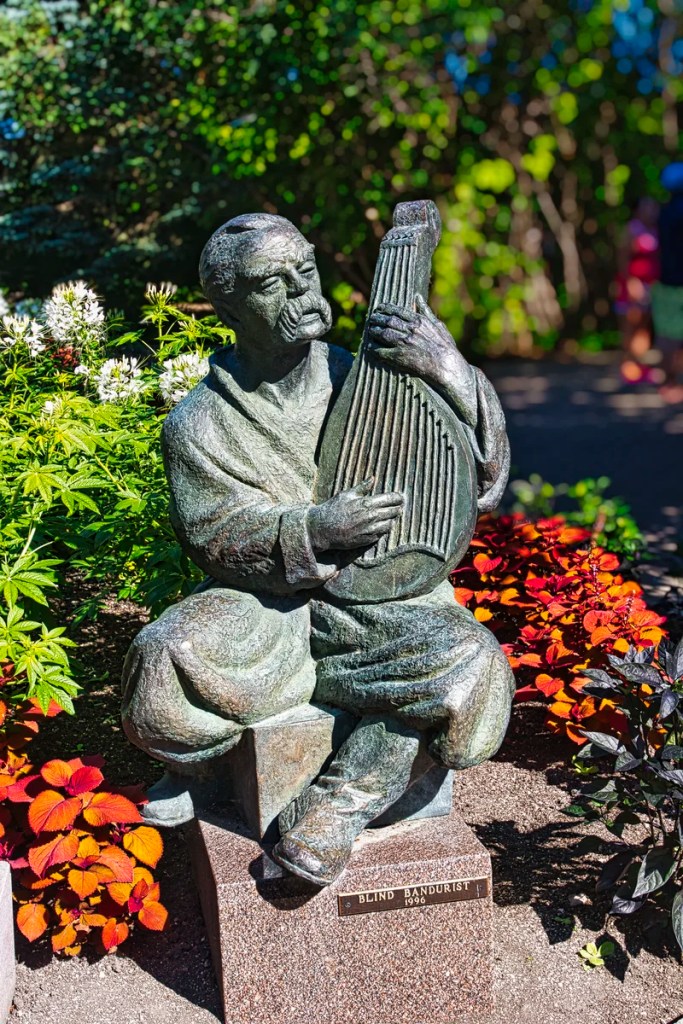 Blind Bandurist, Leo Mol Sculpture Garden, Winnipeg, Manitoba