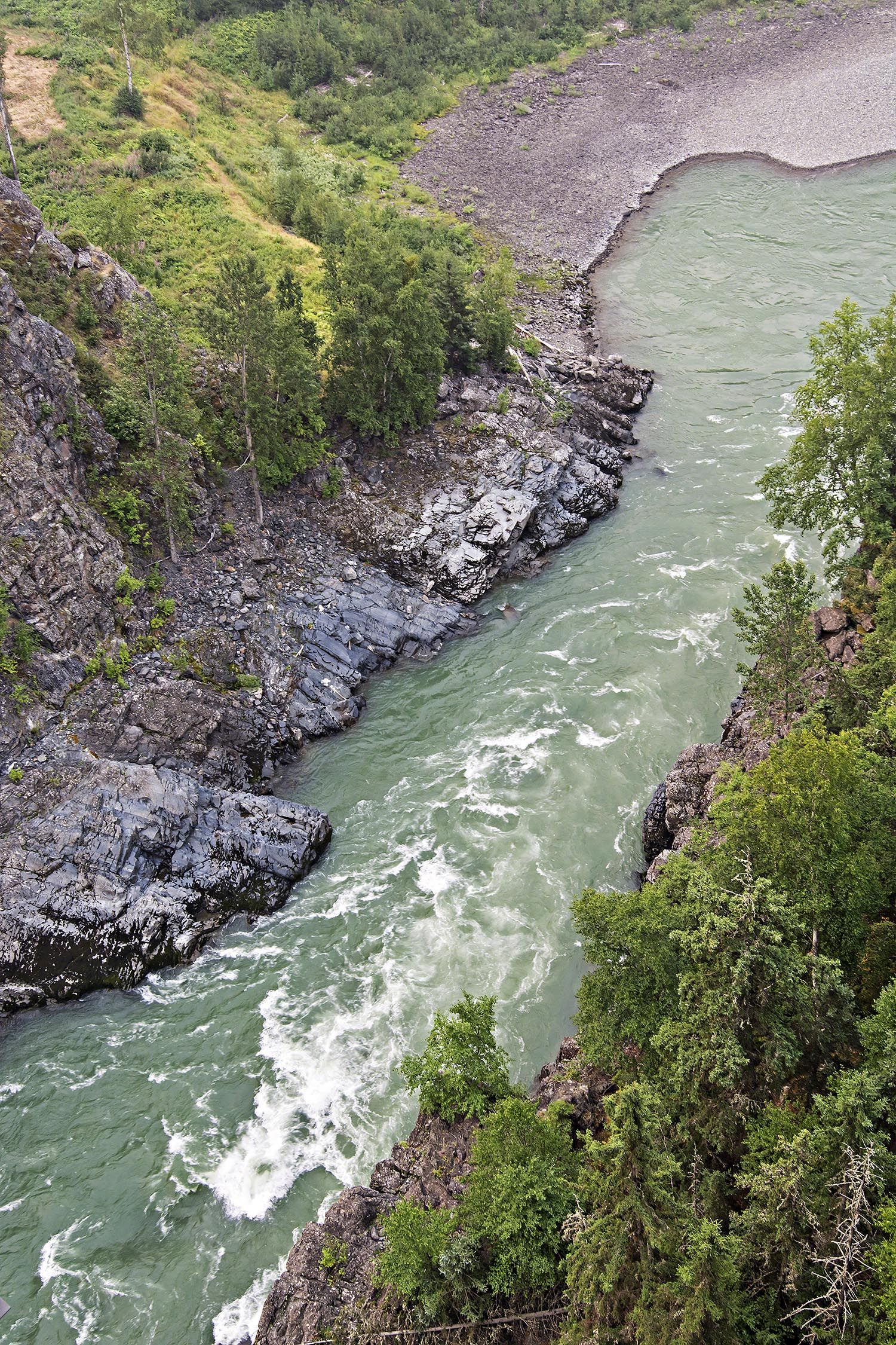 Bridge View of Bulkley River Canyon Bridge View of Bulkley River Canyon, British Columbia