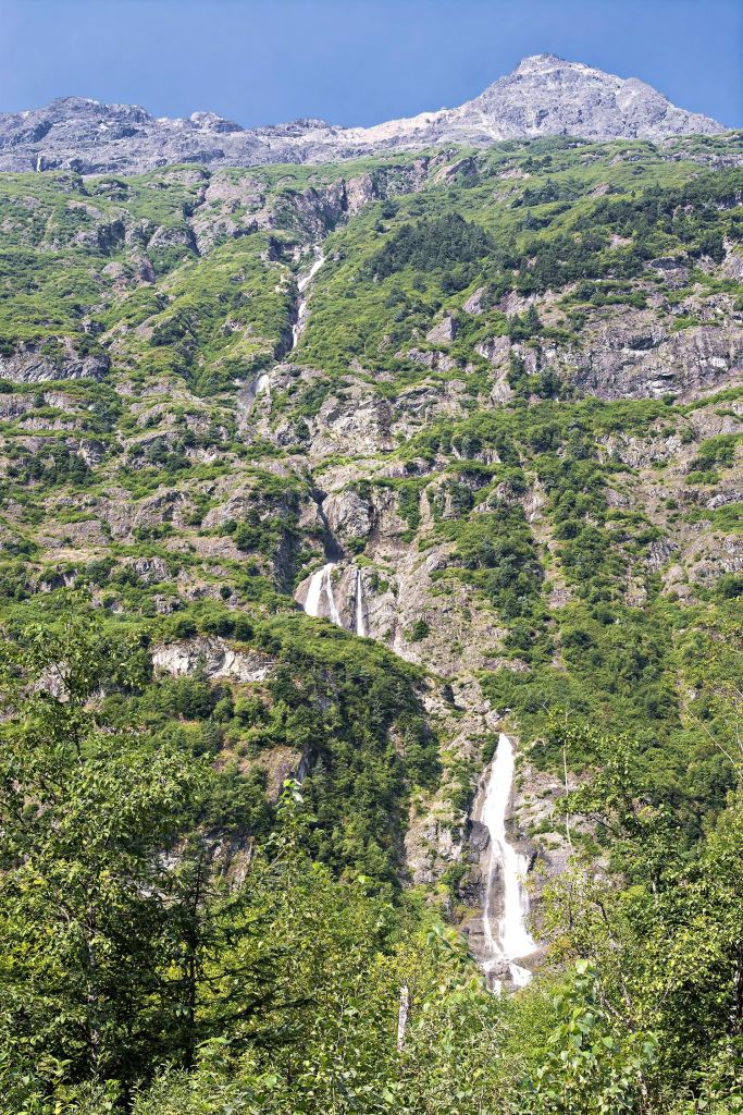 Waterfalls near Stewart Waterfalls near Stewart, , British Columbia
