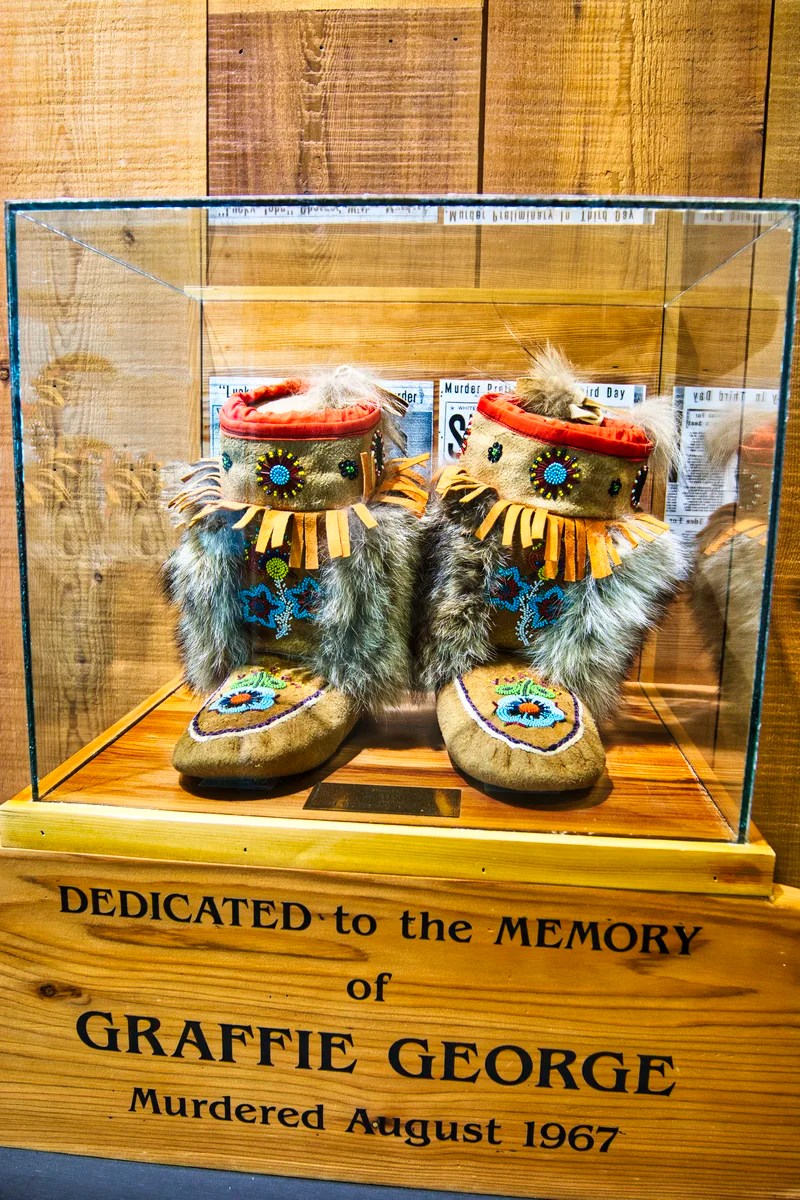 Graffie George Mukluks, Kwanlin Dün Cultural Centre, Whitehorse YT