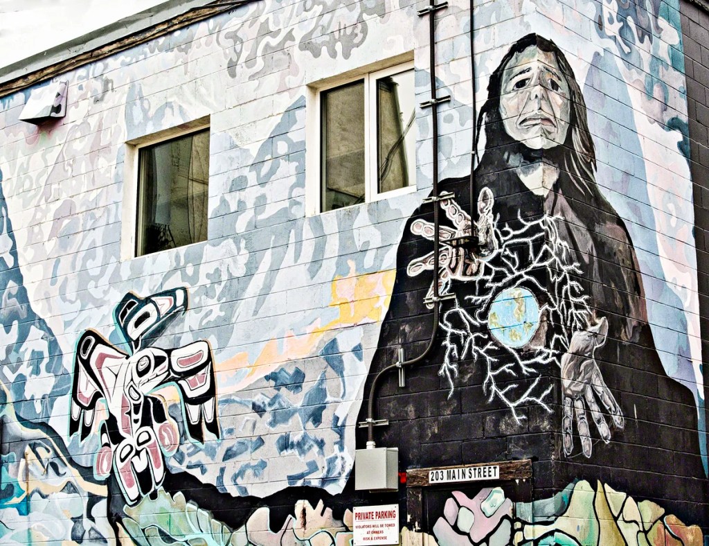 Wrap Around Mural, Whitehorse YT