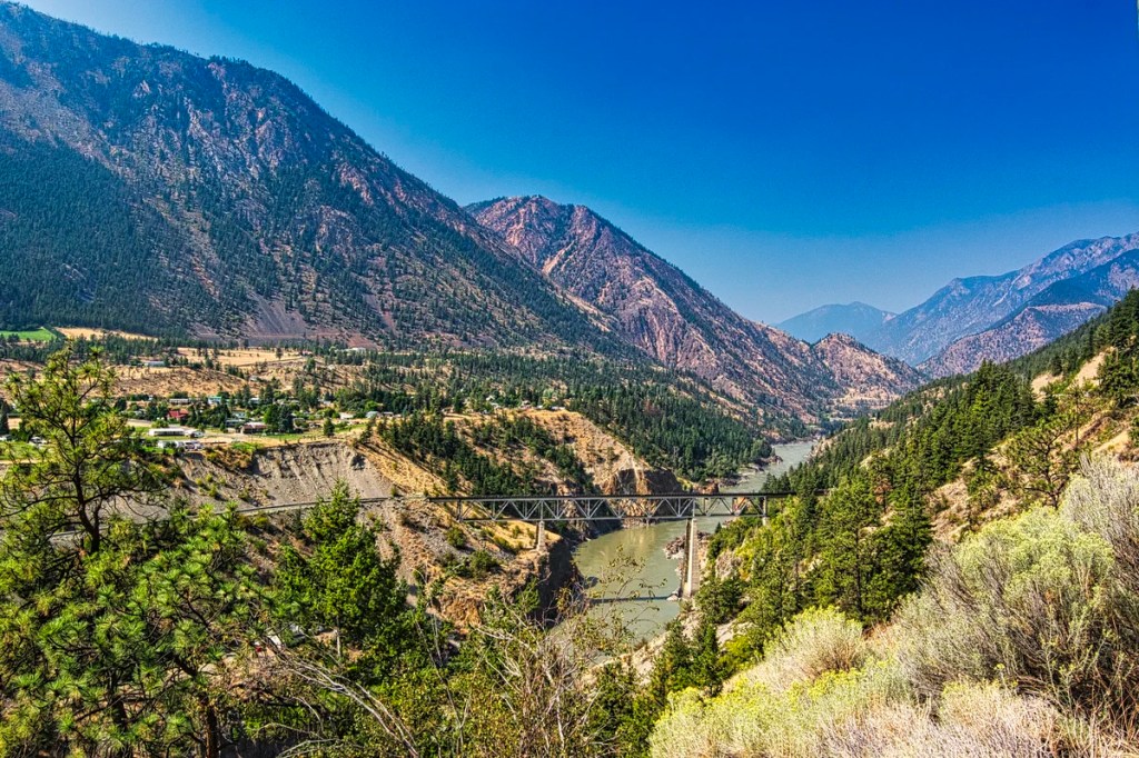 Lilooet Railway Bridge over Fraser River, BC