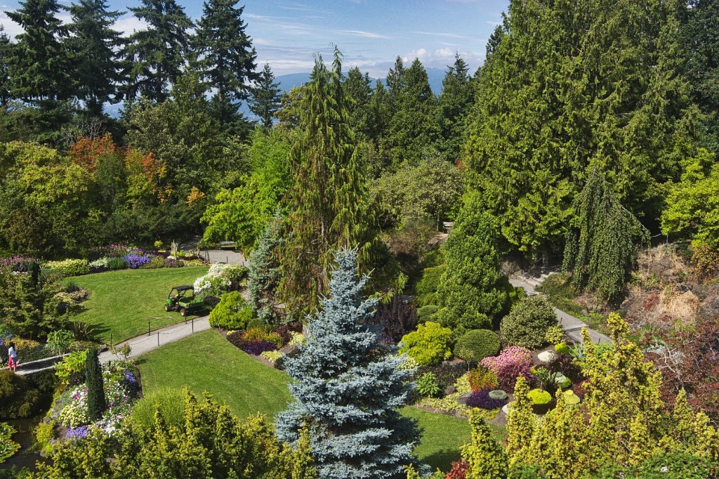 Aerial View, Queen Elizabeth Park, Vancouver, BC