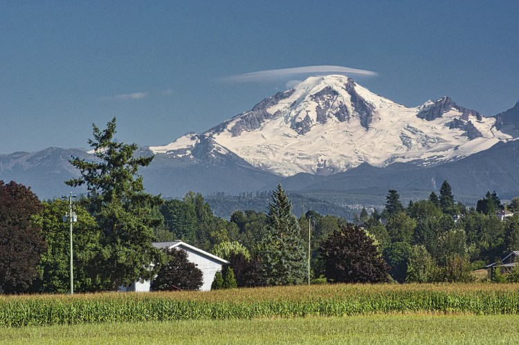 Mt Baker, 247 mm view, Townshipline Rd, Abbotsford, BC
