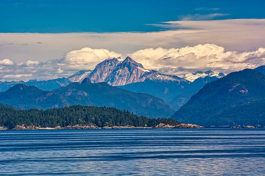 Coastal Mountains from Horseshoe Bay Ferry