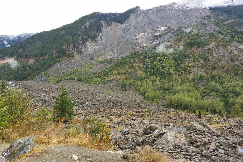 Hope Slide, 27 mm lens, Highway 3, BC