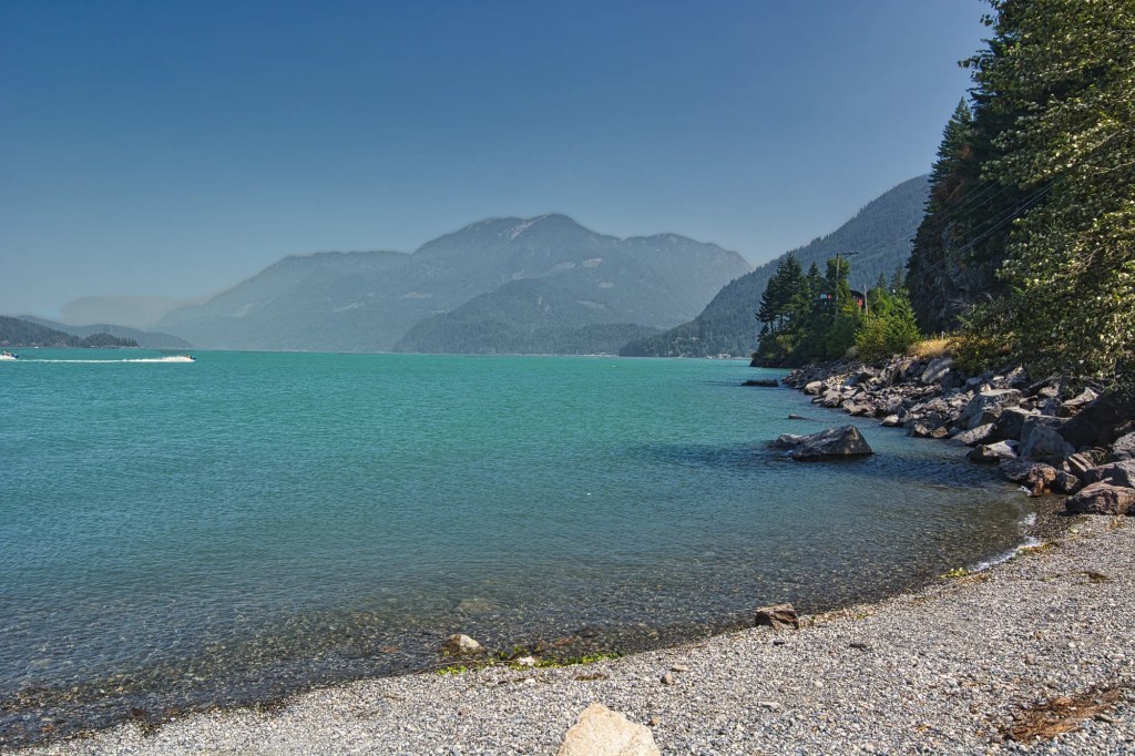 View along Road to Sasquatch PP, Harrison Lake, BC