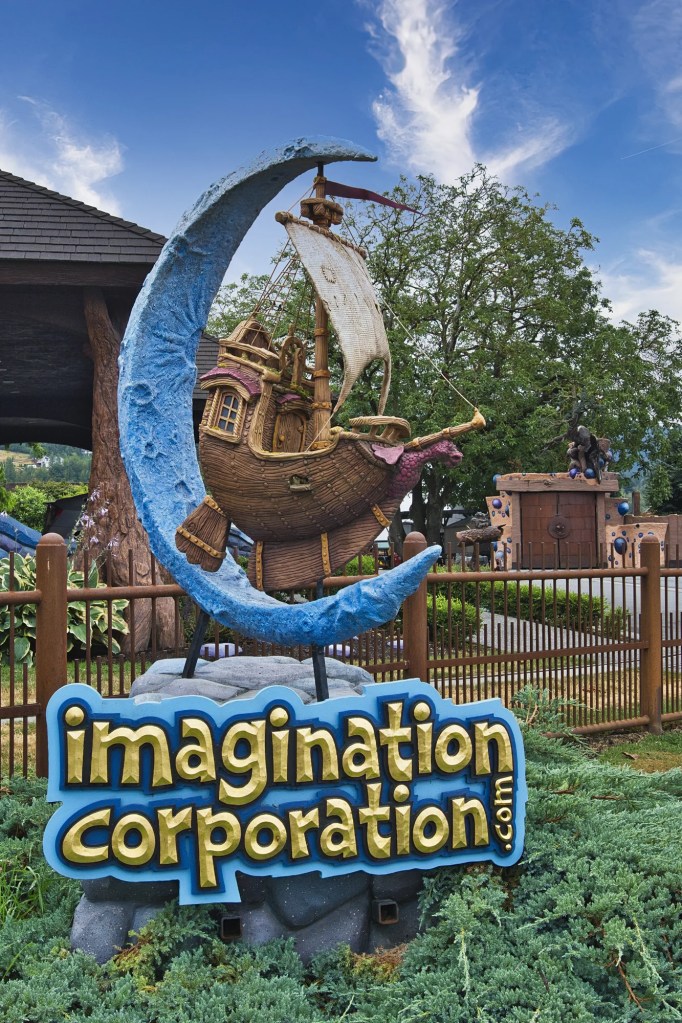 Imagination Corp Sign, Yarrow, BC