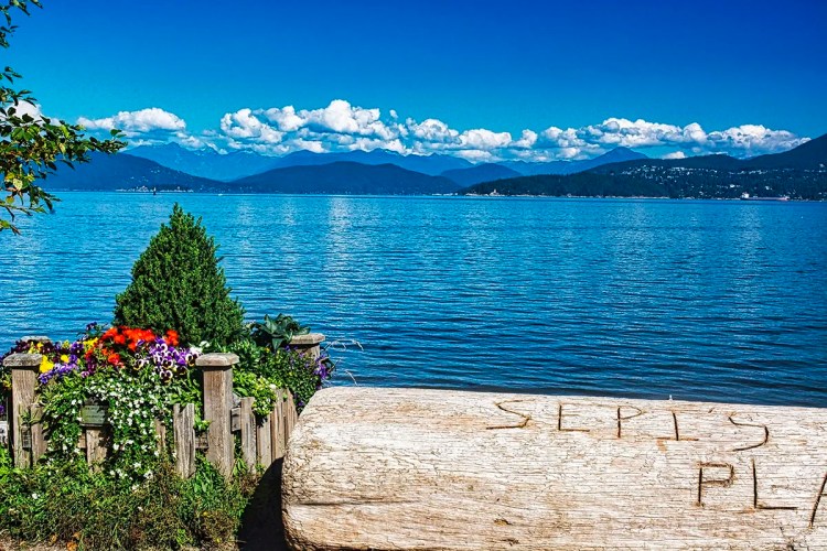 Howe Sound View from Sepi’s Place, Spanish Banks, Vancouver