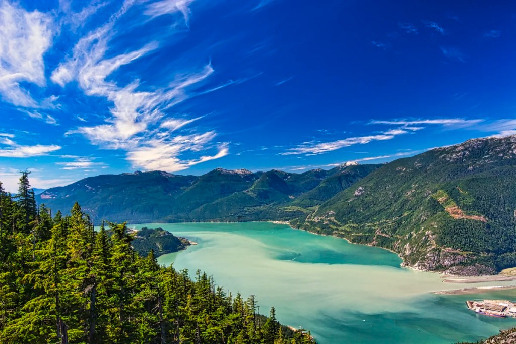 Howe Sound View, Sea to Sky Gondola, Squamish, BC