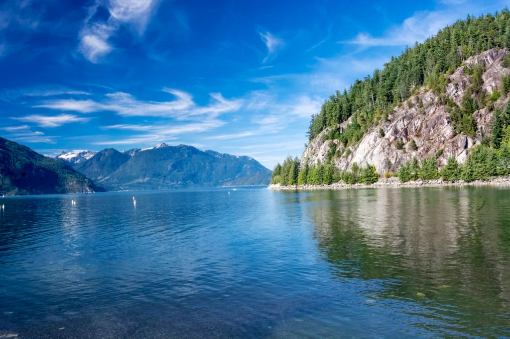 Tantalus Range 22mm View, Porteau Cove PP, Sea-to-Sky Highway, British Columbia