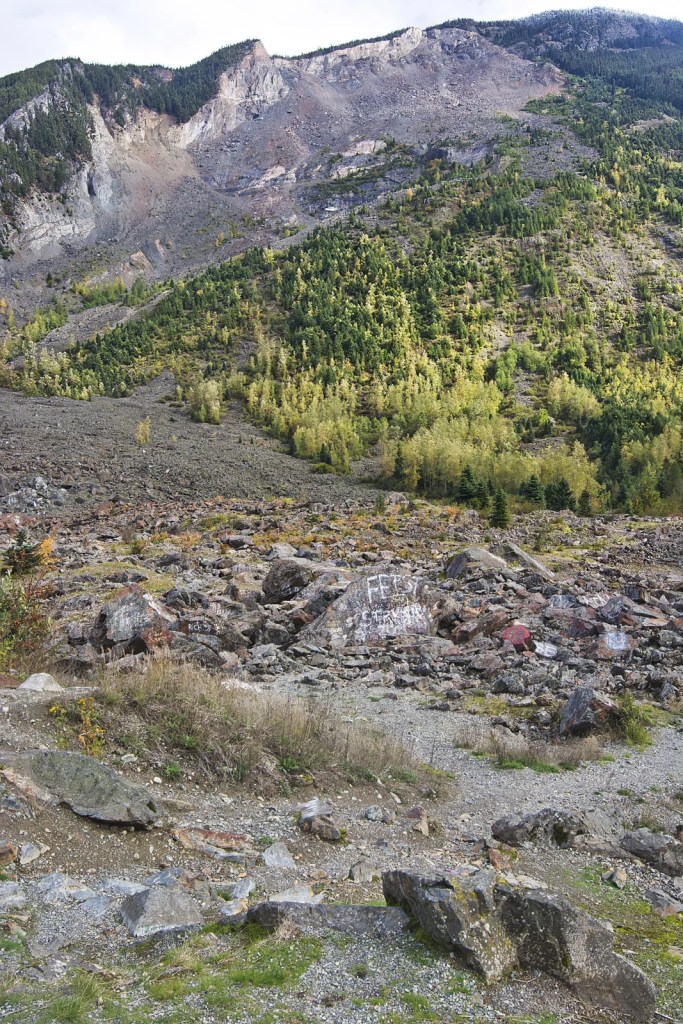 Hope Slide, 27 mm lens, Highway 3, BC