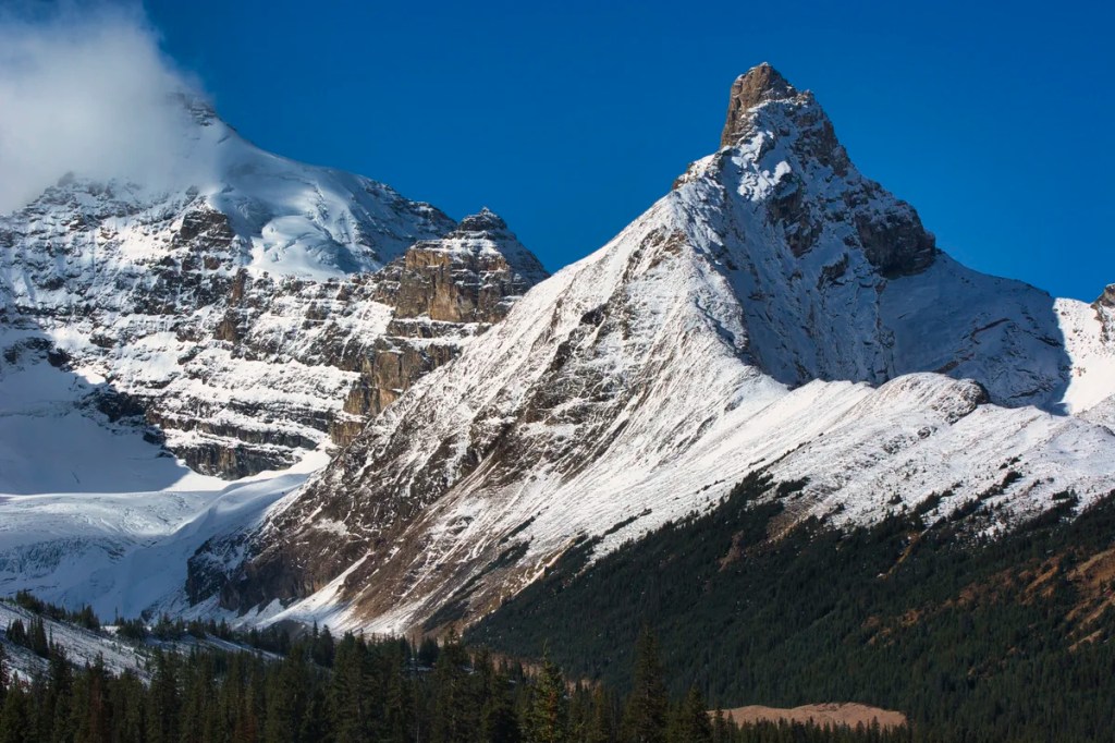 Snowy and Glaciated Mountains