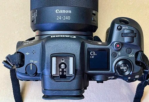 Canon EOS R5 top view