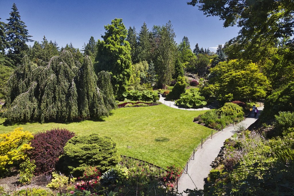 Aerial View, Queen Elizabeth Park, Vancouver, BC