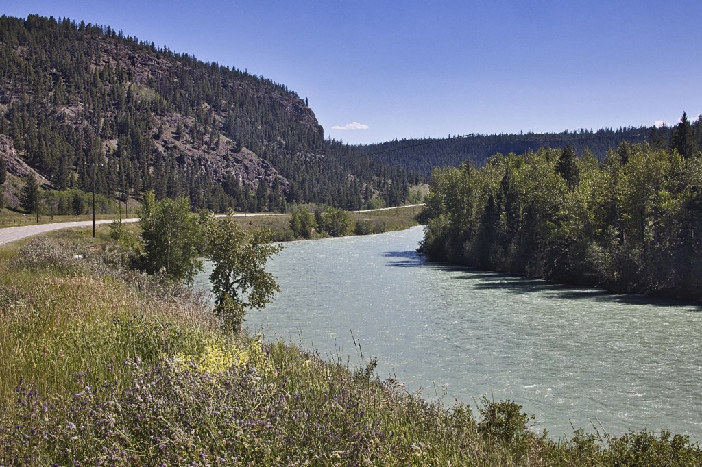 Bull River Curve, Hwy 20, BC