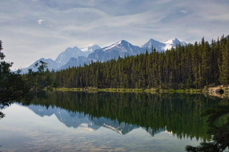 Herbert Lake Reflections, Banff NP, AB