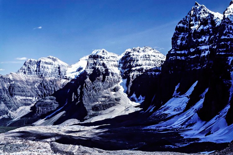 Wenkchemna Peaks from Sentinel Pass Trail