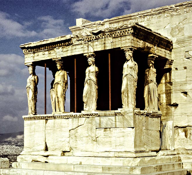 Erechtheion Female Statues, Athens Acropolis, Greece Erechtheion Female Statues,
Athens Acropolis, Greece