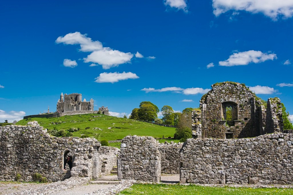 Rock of Cashel from Hore Abbey, Ireland