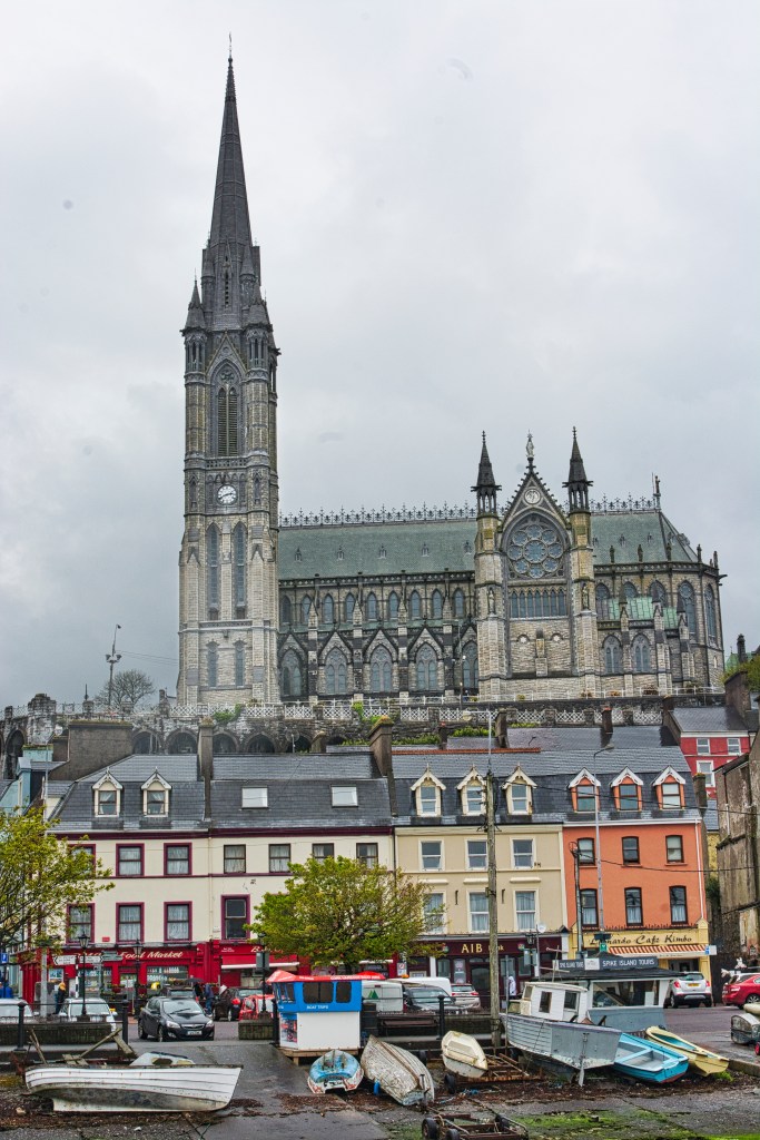 Waterfront View of St Colman's, Cobh, Ireland