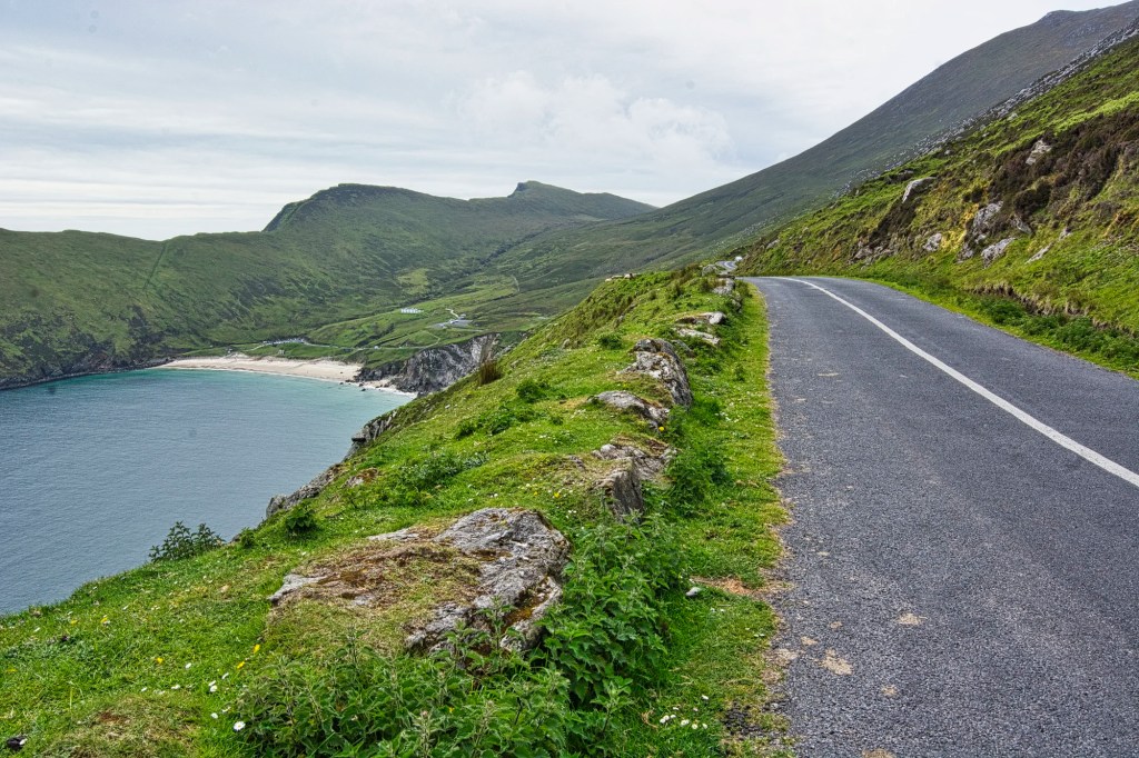 Road to Keem Beach, Achill Island, Co. Mayo, Ireland