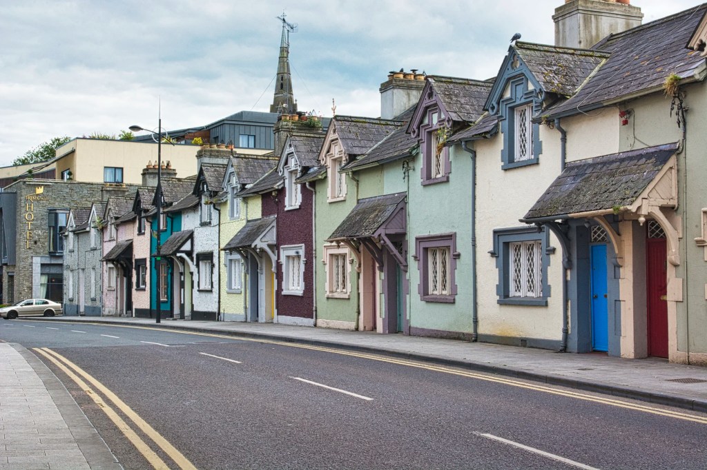 Pastel Houses, Castle Street, Trim, Ireland