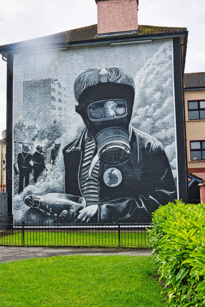 The Petrol Bomber Mural, Bogside, Derry, Northern Island