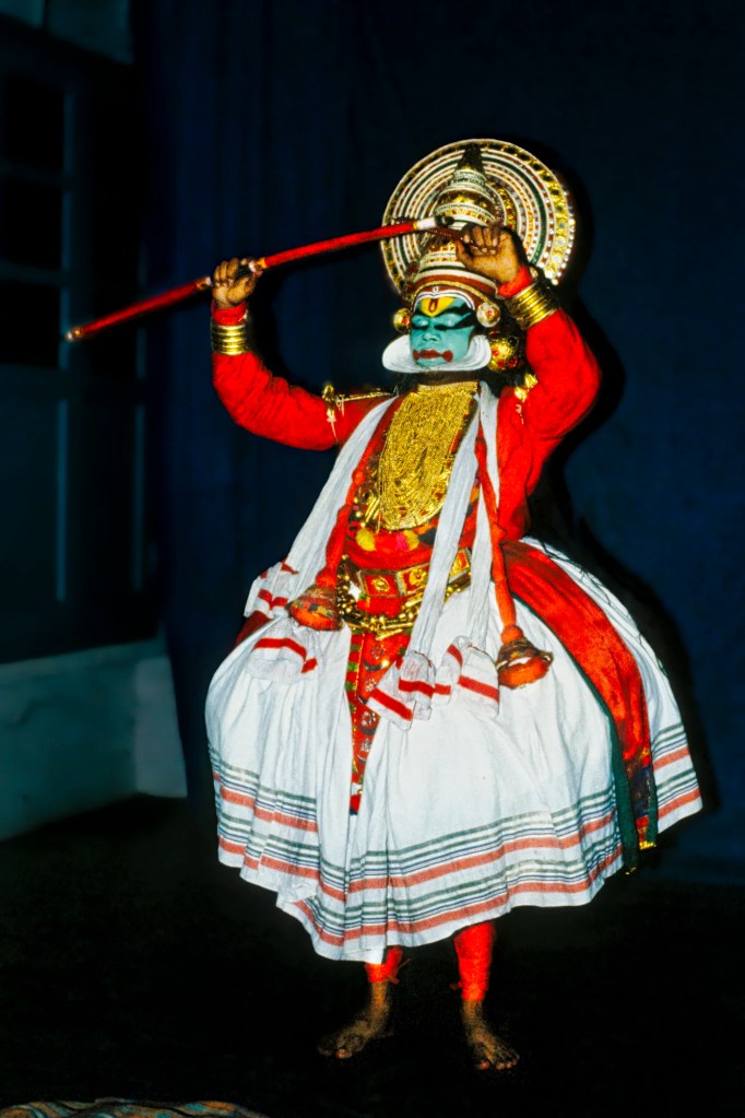 Green-faced Kathakali Dancer, Kerala, India