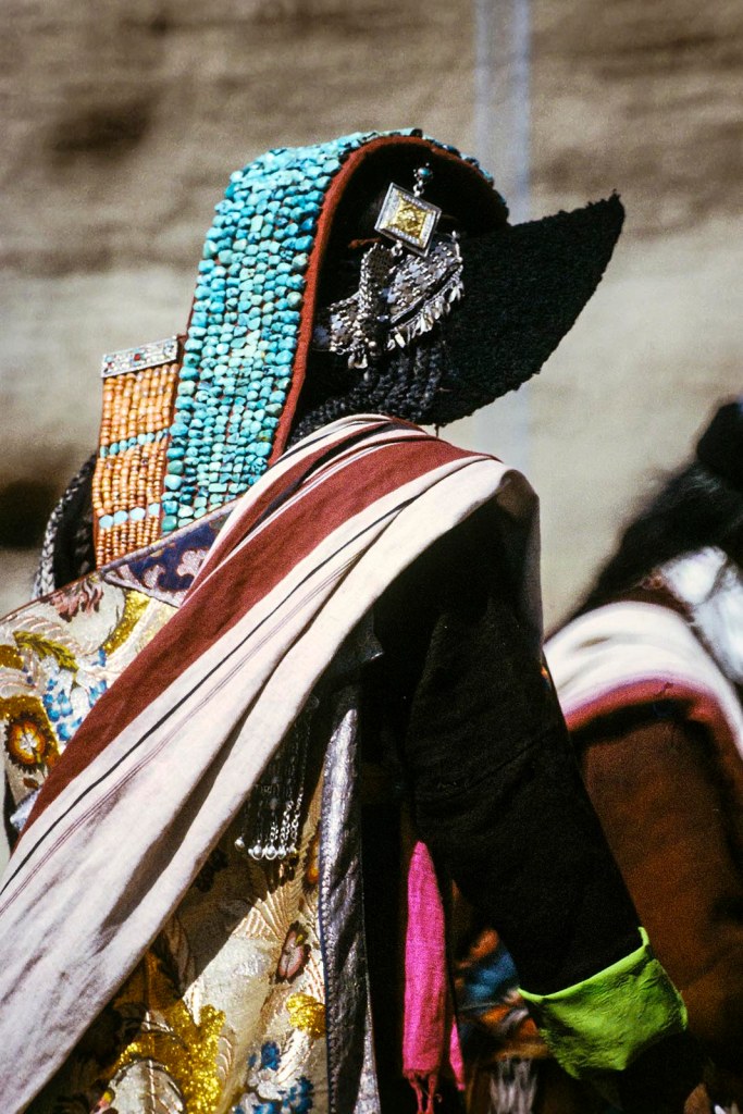 Turquoise Headdress, Ladahk, India Turquoise Headdress, Ladahk, India