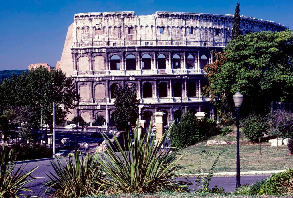 Coliseum from Colle Oppio Park, Rome