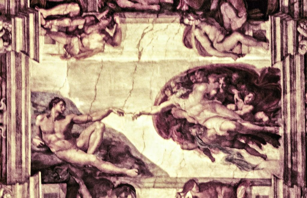 Creation of Adam, Michelangelo, Sistine Chapel