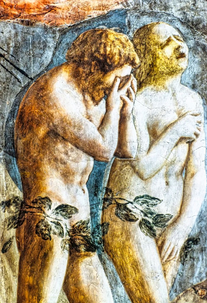 Expulsion from Paradise, Masaccio, Santa Maria del Carmine, Florence