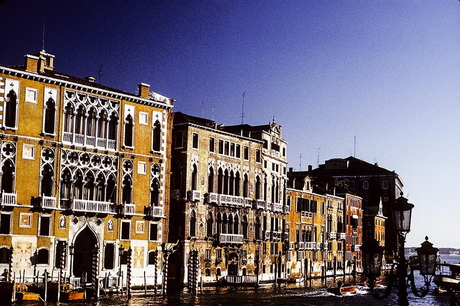 Saracenic-Gothic Architecture of the Grand Canal, Venice