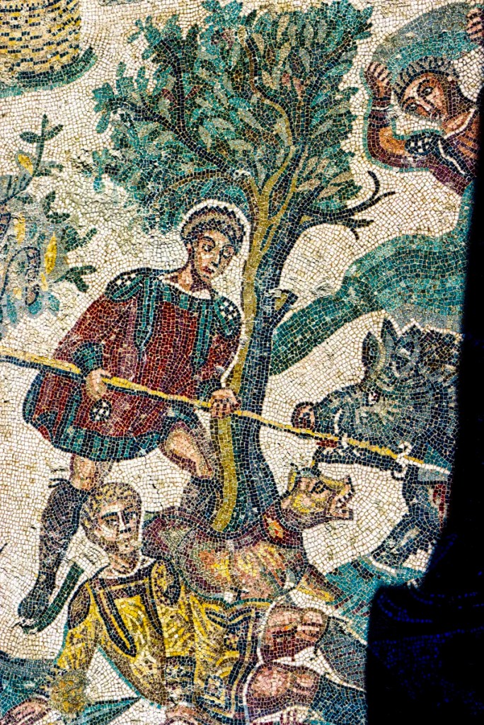 Boar Hunt Mosaic, Villa Romana del Casale