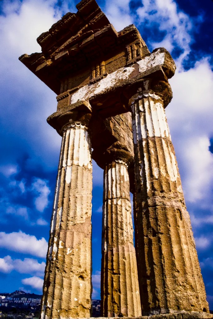 Temple of Dioscuri columns, Agrigento